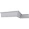 Ekena Millwork 6"H x 3 1/8"P x 6 5/8"F x 94 1/2"L Egg & Dart Crown Moulding MLD06X03X07EG - alternate 2